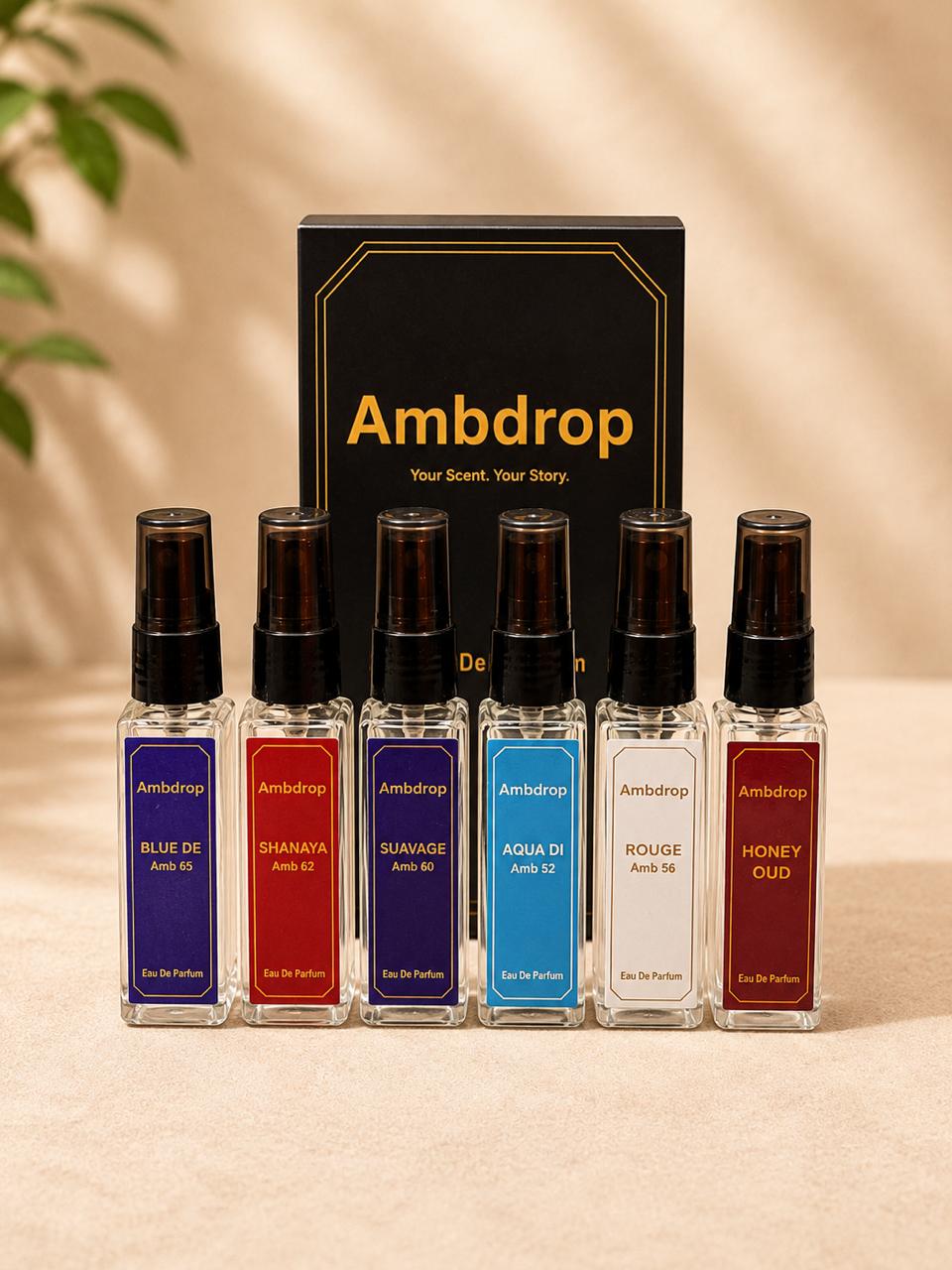 Trail pack of 6 perfume