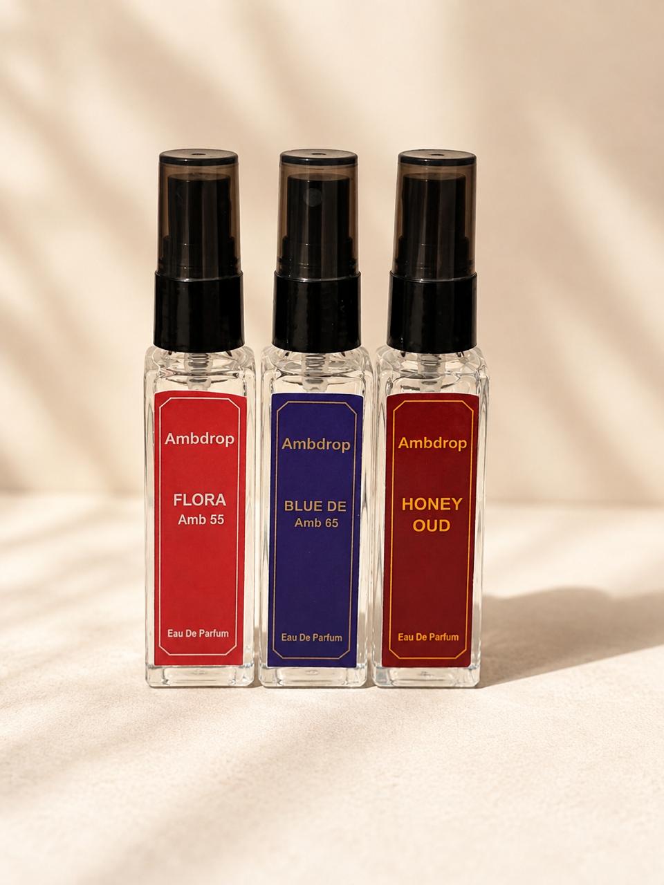Trial pack of 3 perfume