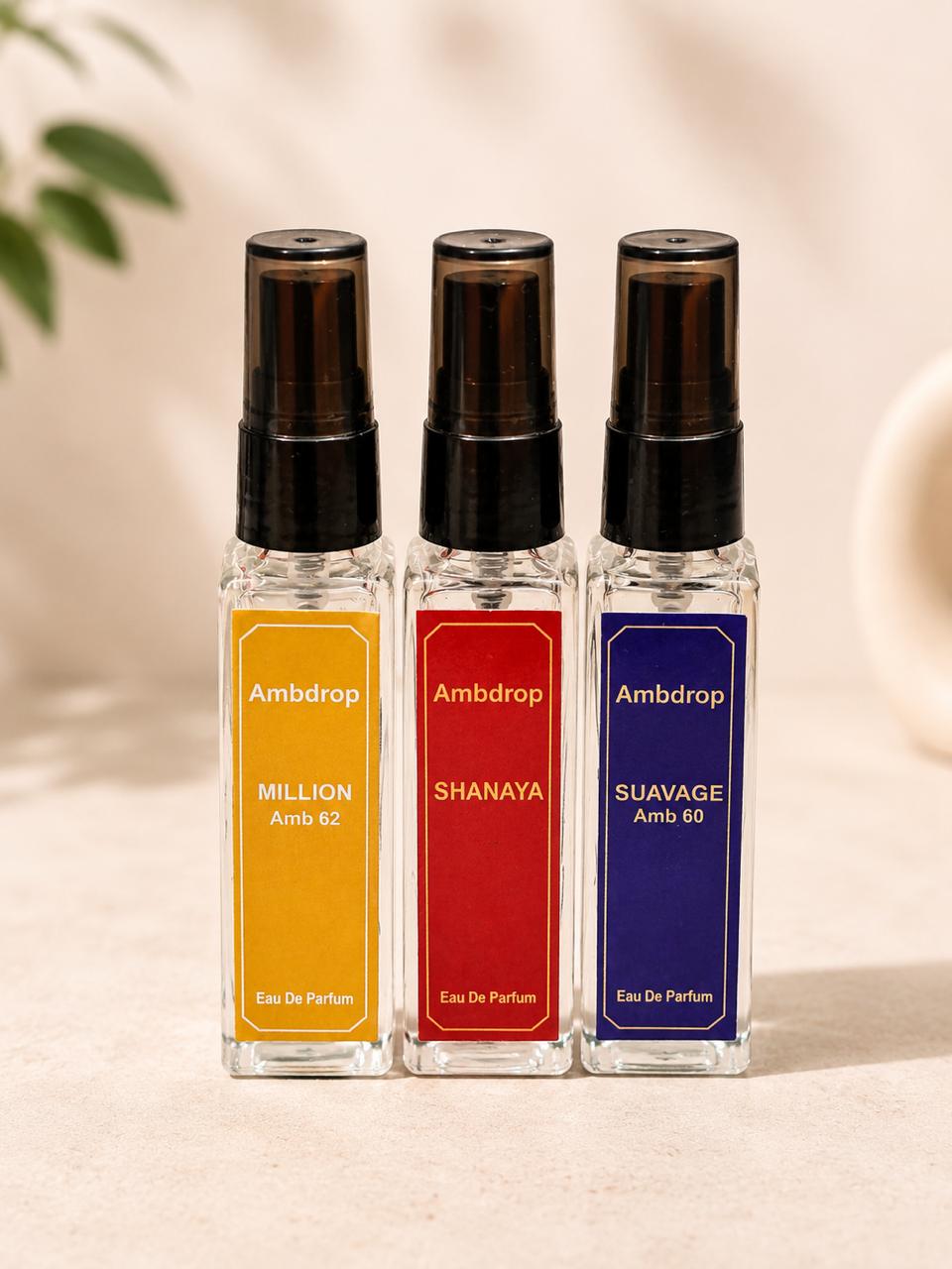 Trial pack of 3 Perfume